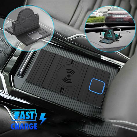 QI Wireless Car Phone Charger Charging Pad Mat for iPhone Samsung ...