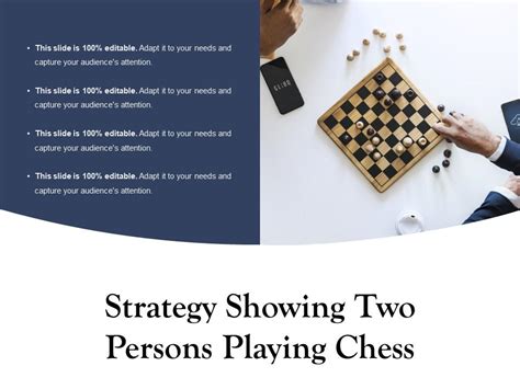 Strategy Showing Two Persons Playing Chess | Presentation PowerPoint ...