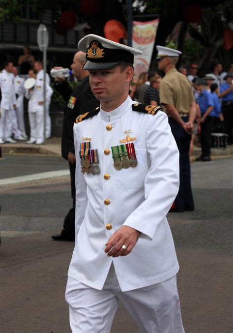 Royal Australian Naval Officer serving an exchange on USS … | Flickr