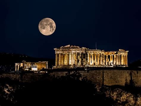 Greece At Night