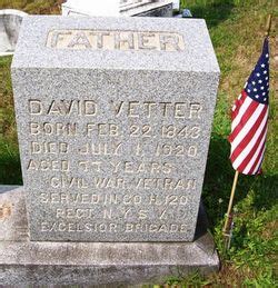 David Vetter (1843-1920) - Find a Grave Memorial