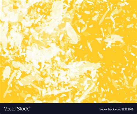 Yellow abstract background with white blots Vector Image