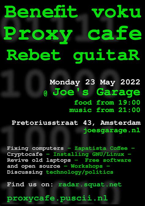 Proxy Cafe Benefit Voku, Rebet guitaR