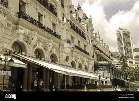 Monaco, Hotel de Paris Stock Photo - Alamy