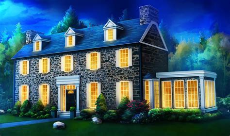 Anime Backgrounds House Outside