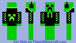 Creeper Hoodie Minecraft Skin