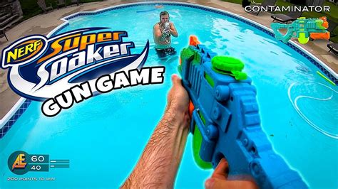 NERF GUN GAME | SUPER SOAKER EDITION (Nerf First Person Shooter) - YouTube