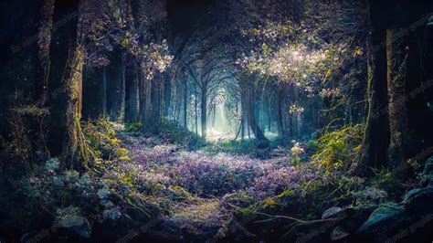 Mystical Forest High Resolution Digital Backdrop for Composites Magical Forest Enchanted Forest ...