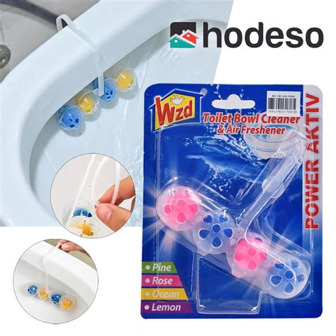 Toilet Bowl Cleaner Air Freshener 4 Pcs Balls Automatic Bleach Toilet ...