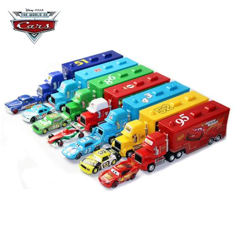 Disney Pixar Cars Toy Personaggi Di Stile Saetta Mcqueen The King Mack ...