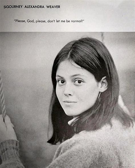 Golden Age Movie Icons on Twitter: "Sigourney Weaver, High School Yearbook 1967