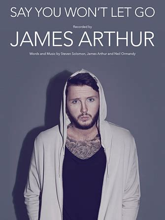 James Arthur - Say You Won't Let Go - Sheet Music at Stanton's Sheet Music