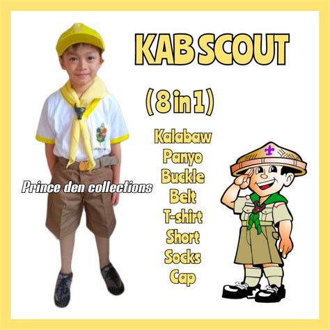 KAB KID BSP SENIOR SCOUT UNIFORM COMPLETE SET (8 IN 1) KID SIZE TO ADULT | Lazada PH