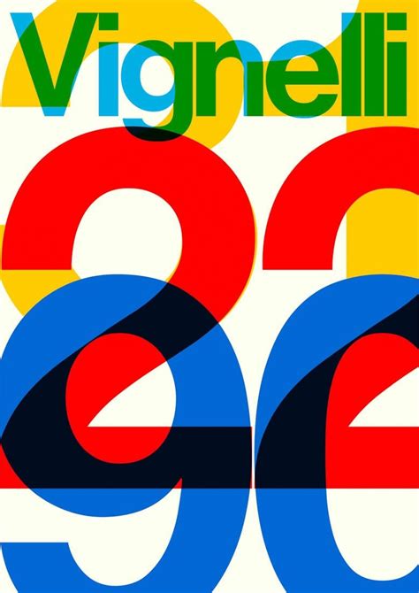 250 online posters to celebrate the 90th anniversary of Massimo Vignelli - Domus