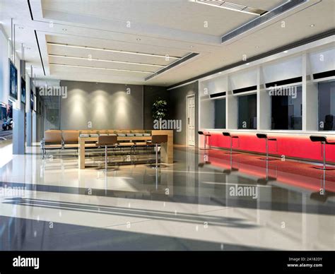 Modern bank interior hi-res stock photography and images - Alamy