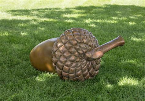 "A Squirrel’s Dream" Bronze Acorn Sculpture by Sculptor Joy Beckner ...