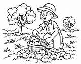 Farmers Coloring Pages sketch template