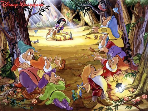 Snow White and the Seven Dwarfs Wallpaper - Snow White and the Seven Dwarfs Wallpaper (6370112 ...