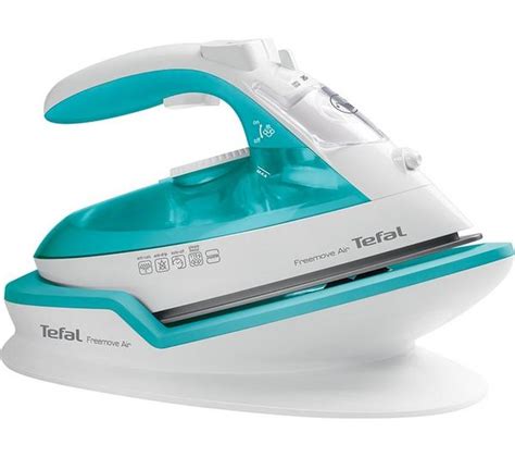 Buy TEFAL Freemove Air FV6520G0 Cordless Steam Iron - Blue & White | CurrysIE