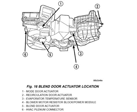 Blend Door Actuator Diagram