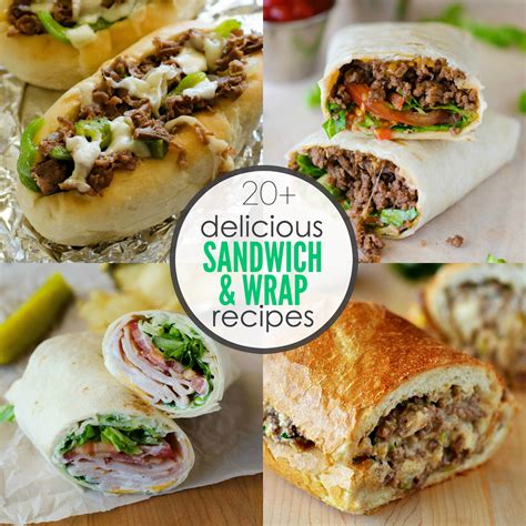 20+ Delicious Sandwich and Wrap Recipes - Life In The Lofthouse