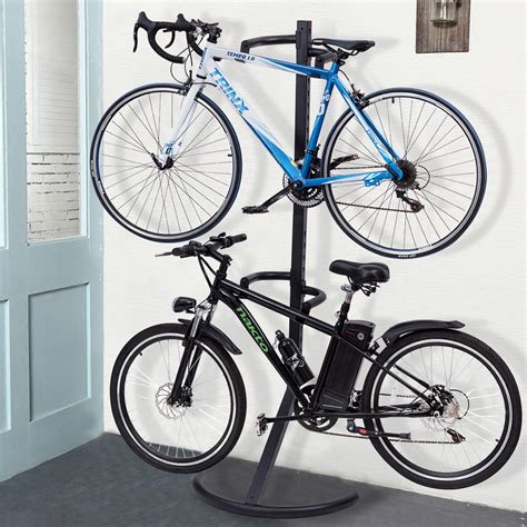 Get the best choice Racor Gravity Bike Rack Storage 2 Bikes Adjustable Wall Mount Stand PLB-2R ...