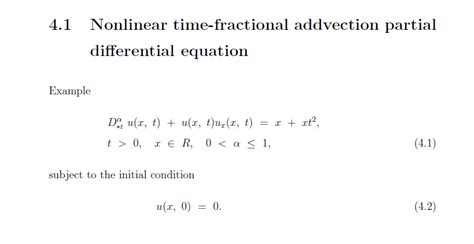 how to solve nonlinear partial differential equation of fractional order - Mathematica Stack ...