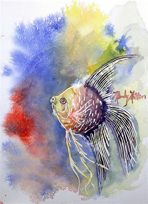 Watercolor angelfish by mandylynn on DeviantArt