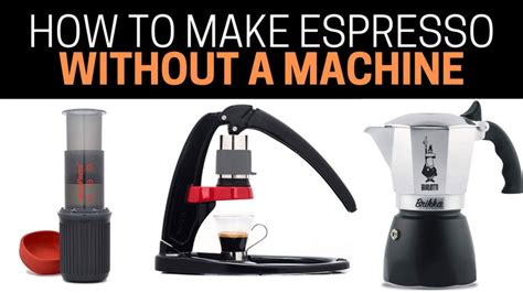 How to Make Espresso Without a Machine: Our Preferred Methods – Black Ink Coffee Company