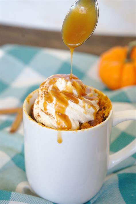 Pumpkin Spice Latte Mug Cake – Mildly Meandering