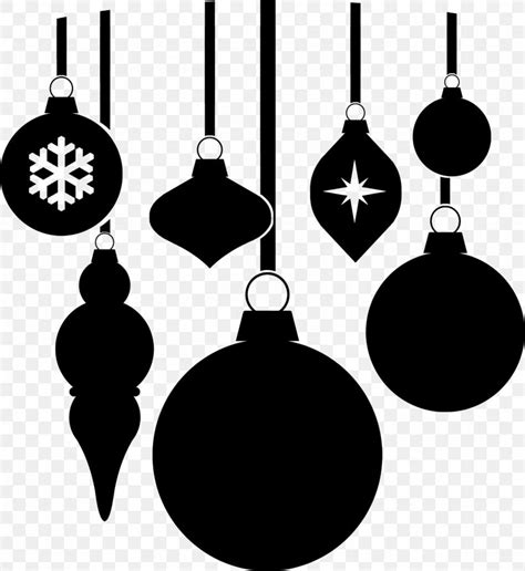 Christmas Ornament Clipart Black And White - Christmas Images 2021