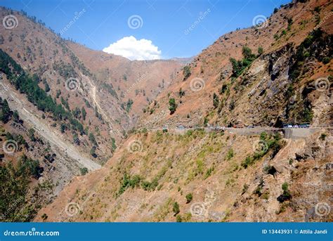 Mountain Road, Ramsu, Jammu, India Stock Image - Image of cloudy, kashmir: 13443931