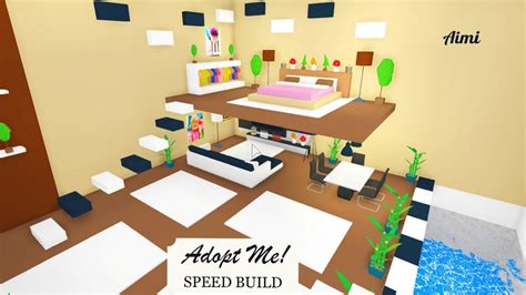 Modern Room in a Futuristic Home Speed Build 🌴 Roblox Adopt Me! - YouTube