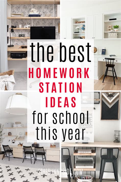 Homework station ideas for kids – Artofit