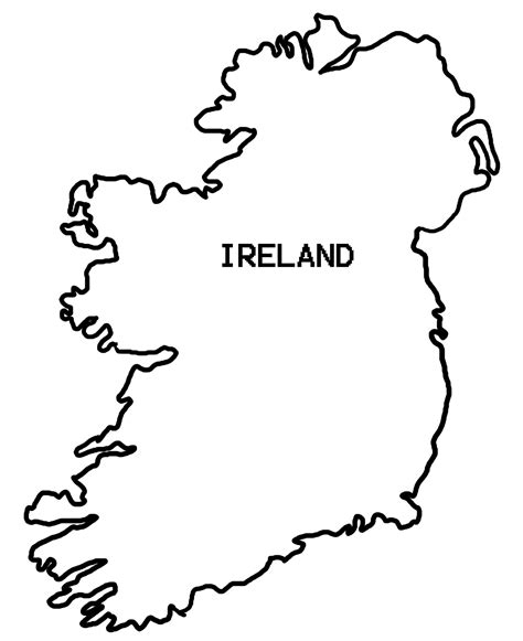 Simple Map Of Ireland - ClipArt Best - ClipArt Best - ClipArt Best