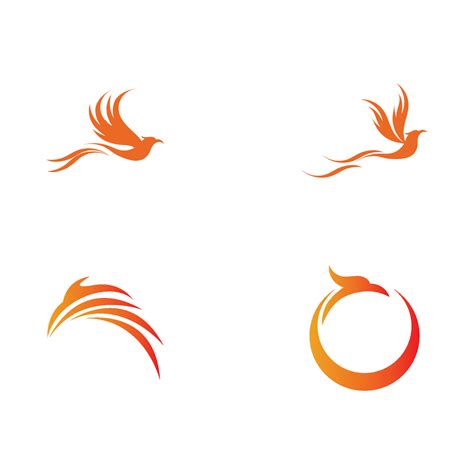 Phoenix logo design vector illustration 4680535 Vector Art at Vecteezy