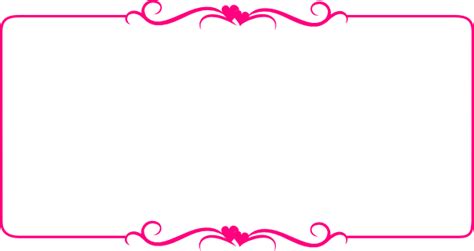 Pink Border Frame Transparent Background Transparent HQ PNG Download | FreePNGimg