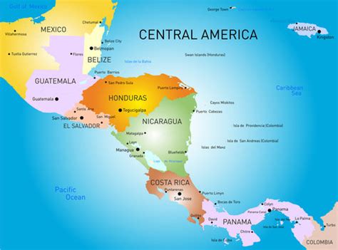 Map Of Southern Mexico And Central America - Get Latest Map Update