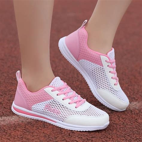 New Air Mesh Sneakers | Soft & Posh | Sport shoes women, Girls heels ...