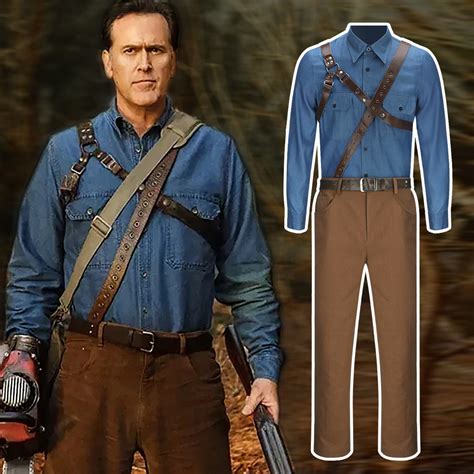 Ash vs Evil Dead Ash Williams Cosplay Costume (Ready to Ship)