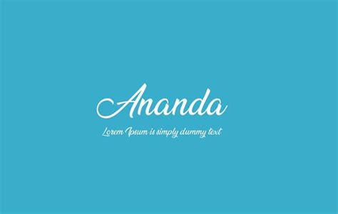 Ananda Font Free Download - Font Sonic