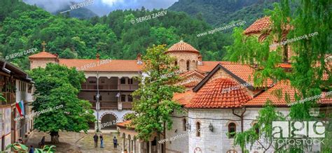 Asenovgrad, Bulgaria 24. 07. 2019. Bachkovo Monastery of the Dormition ...
