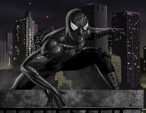 Black Spiderman Artworks HD Superheroes 4k Wallpapers Images