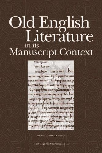 Old English Literature in its Manuscript Context by Joyce T. Lionarons | Waterstones