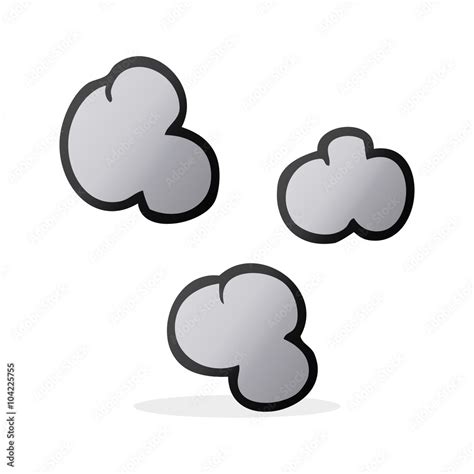 cartoon smoke clouds Stock Vector | Adobe Stock