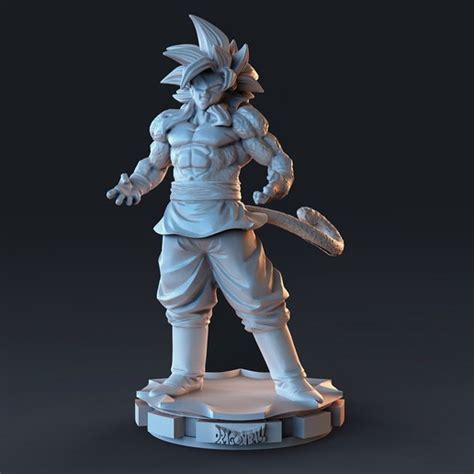 Download STL file Goku SS6 Dragon Ball • Model to 3D print ・ Cults