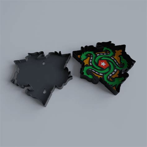 Hydra Dragon Wall Art - Multicolored print - 3D model by matb3d on Thangs