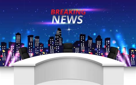 News Reporter Background Illustrations, Royalty-Free Vector Graphics ...