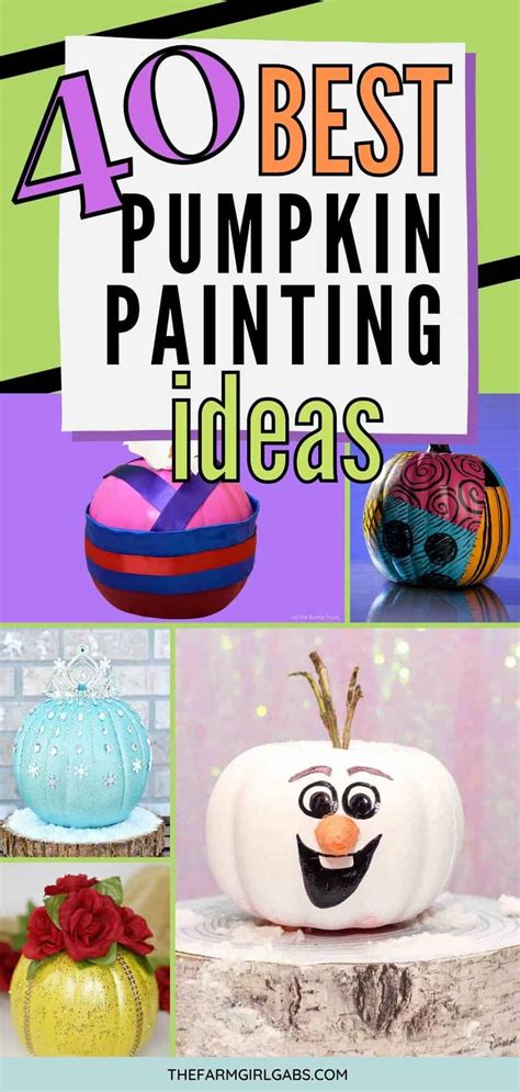 Disney Pumpkin Painting Ideas - The Farm Girl Gabs®