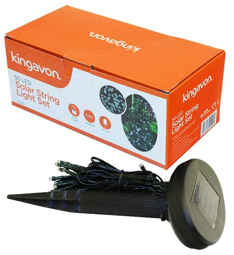 Kingavon 50 LED Solar String Lights - Wow Camping